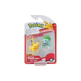 Pokémon 2 db-os Figura Csomag - Bulbasaur és Pikachu