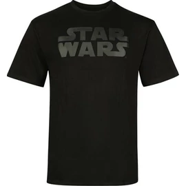 Cotton Division Star Wars Logó Póló (Fekete, XXL)