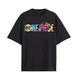 Cotton Division One Piece "Graffiti" Póló (Fekete, XXL)