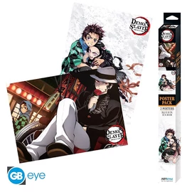 Demon Slayer Chibi Poszter Szett 52x38cm - 3. sorozat