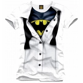 Cotton Division Batman Fehér Inges Póló (M)
