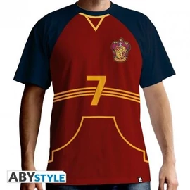 Harry Potter "Kviddics Mez" Férfi Póló Piros Prémium