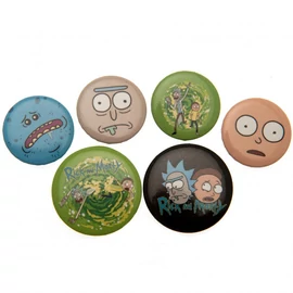 Abysse Rick & Morty Kitűző Szett