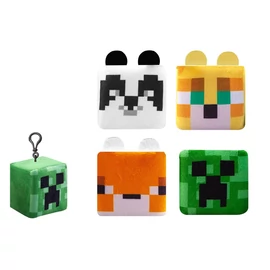 Gosh! Designs Minecraft Plüss Bagclip - Állatfej