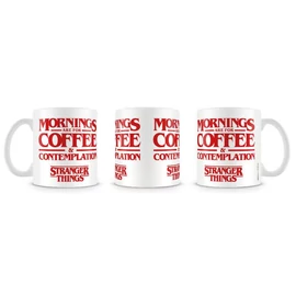 Stranger Things Bögre - Coffee and Contemplation