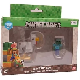 Minecraft S2 3D Felhúzható Játék - Tyúk &amp; Lovas