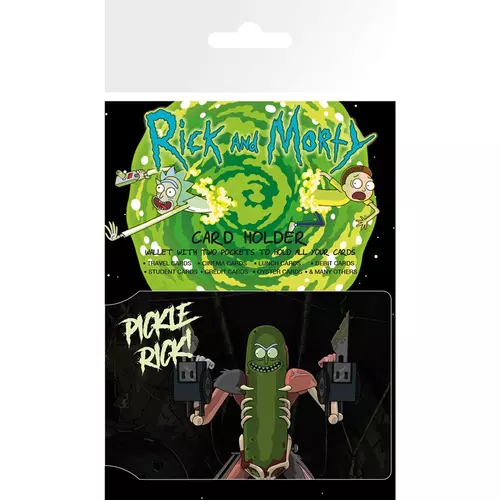 RICK AND MORTY - Kártyatartó - Pickle Rick