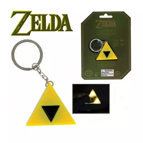The Legend of Zelda világítós műanyag kulcstartó