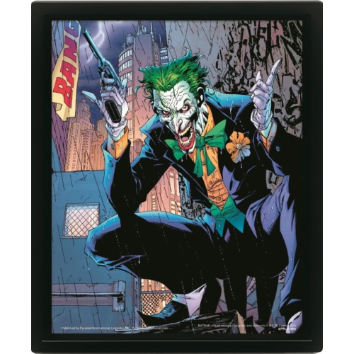 DC Comics Joker Lenticular 3D keretezett hologram kép