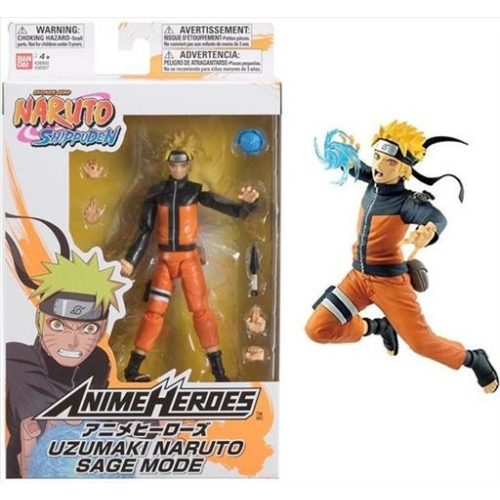 NARUTO SHIPPUDEN Anime Heroes Uzumaki Naruto sage mode mozgatható figura