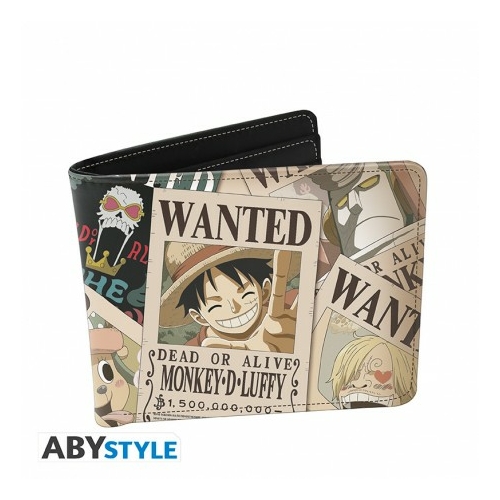 One Piece wanted pénztárca
