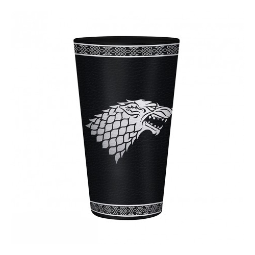 Game of Thrones Trónok Harca Stark foil prémium üvegpohár 400 ml