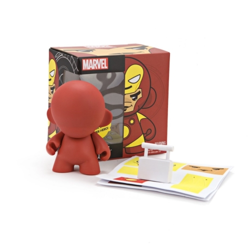 MARVEL Munny Iron Man Kidrobot dekorálható figura 12 cm