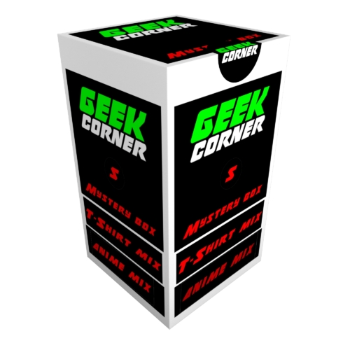ANIME T-SHIRT Mix Mystery Geekbox meglepetés csomag S
