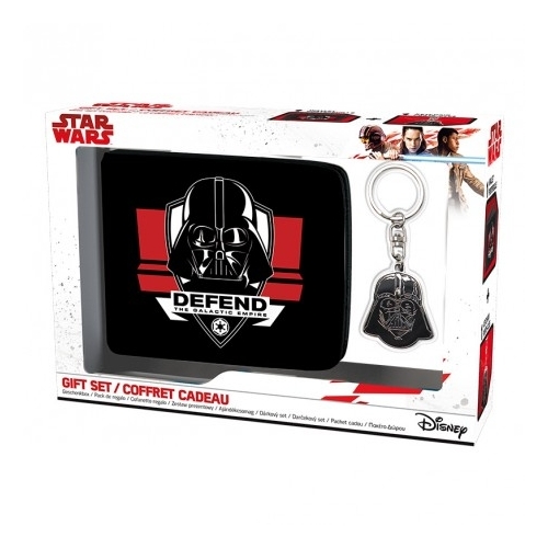 Star Wars Csillagok Háborúja Darth Vader ajándékcsomag kulcstartó + pénztárca
