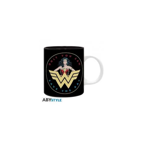 DC Comics Wonder Woman Save the day retro bögre 320 ml