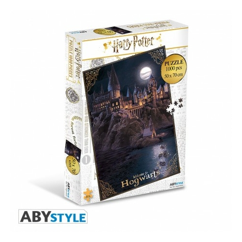 HARRY POTTER Hogwarts 1000 darabos puzzle kirakós társasjáték