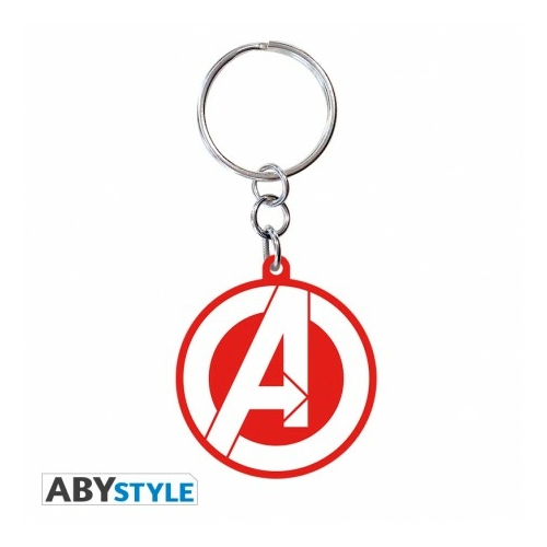 MARVEL Avengers Bosszúállók logo PVC kulcstartó