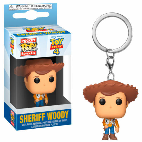TOY STORY Sheriff Woody Pocket POP kulcstartó figura