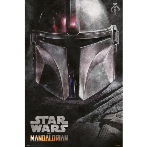 STAR WARS The Mandalorian helmet poszter