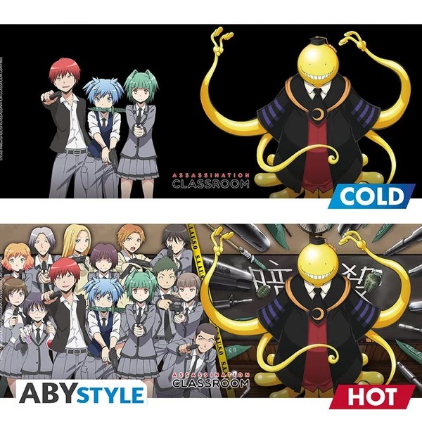 ASSASSINATION CLASSROOM hőre változó bögre