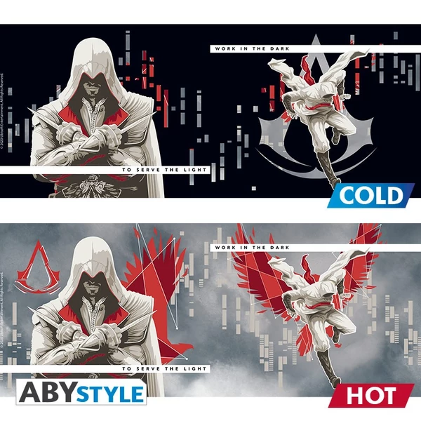 ASSASSIN'S CREED Group hőre változó bögre 460 ml