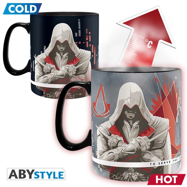 ASSASSIN'S CREED Group hőre változó bögre 460 ml