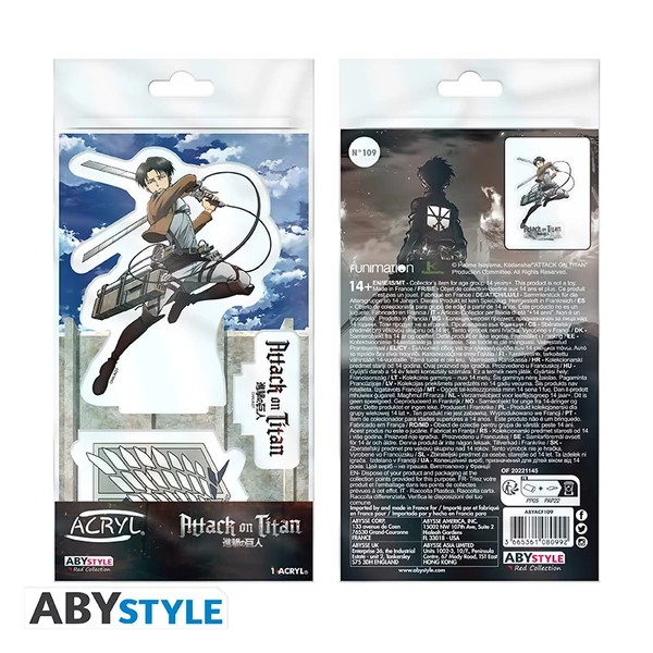 ATTACK ON TITAN - Acryl® - S3 Levi dísz figura