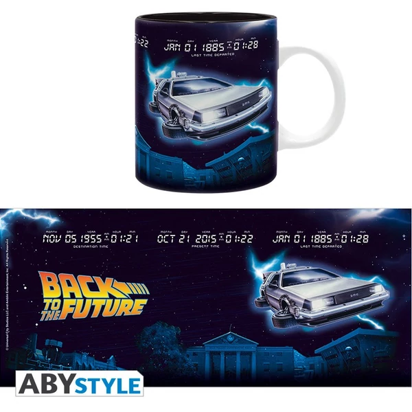 BACK TO THE FUTURE - Vissza a Jövőbe Delorean bögre 320 ml