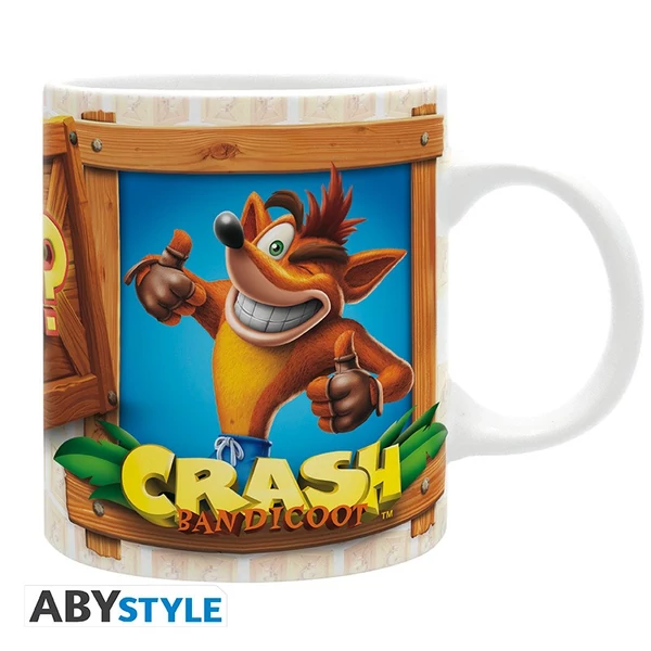 CRASH BANDICOOT - bögre - 320 ml - "N.sane"