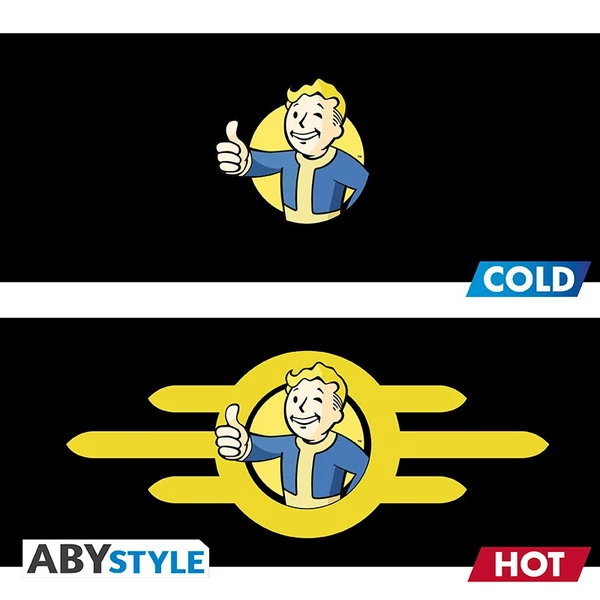 FALLOUT - Hőre változó bögre - 320 ml - Vault Boy