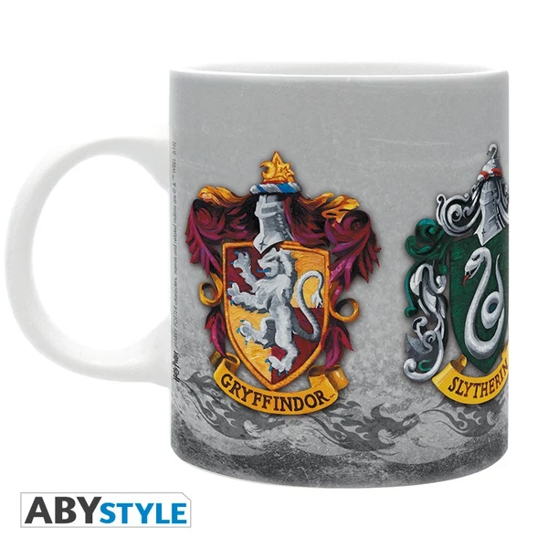 HARRY POTTER Hogwarts 4 ház bögre 320 ml