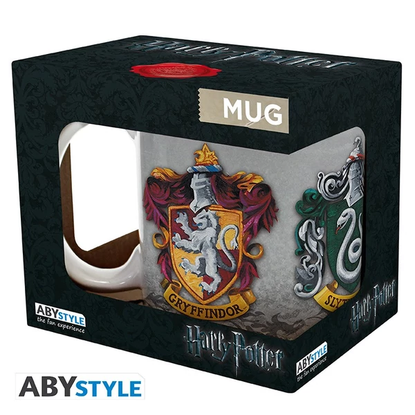 HARRY POTTER Hogwarts 4 ház bögre 320 ml