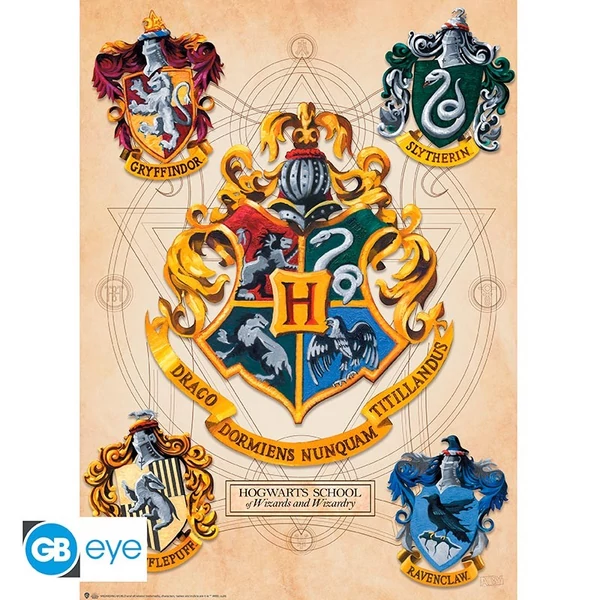 HARRY POTTER Chibi Poszter szett Crest & Marauders