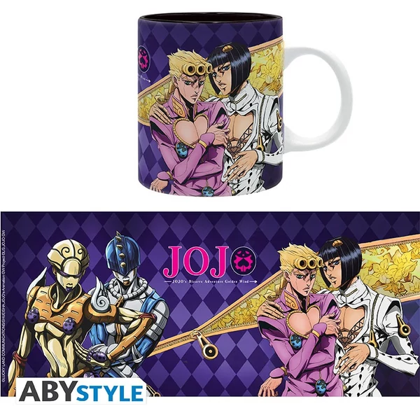 JOJO'S BIZARRE ADVENTURE - bögre - 320 ml - "Giorno & Bruno"