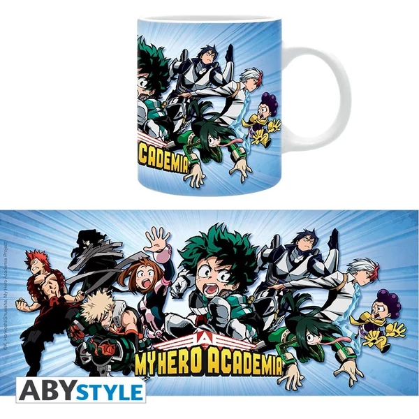 MY HERO ACADEMIA - bögre - 320 ml - "Heroes"