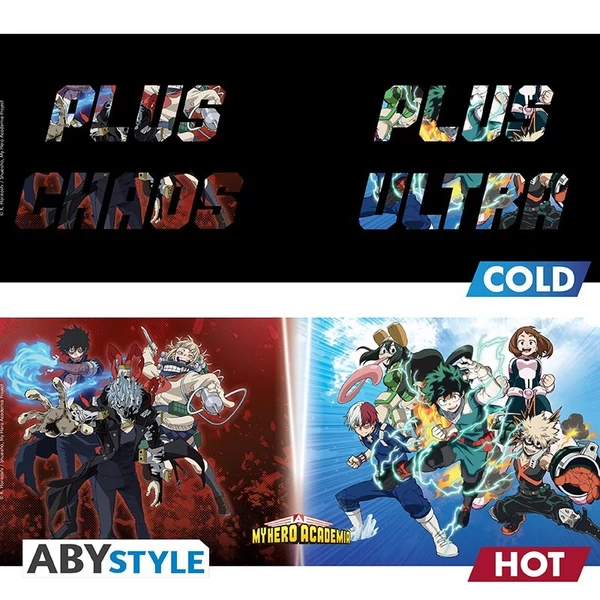 MY HERO ACADEMIA Heroes Plus Ultra hőre változó bögre