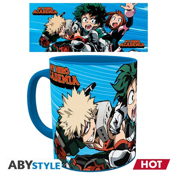 MY HERO ACADEMIA - hőre változó bögre - Heroes 320ml 