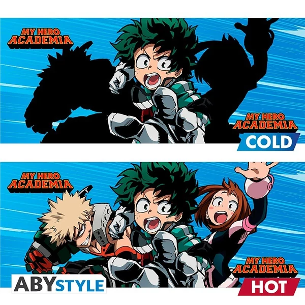 MY HERO ACADEMIA - hőre változó bögre - Heroes 320ml 