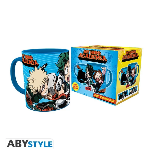 MY HERO ACADEMIA - hőre változó bögre - Heroes 320ml 