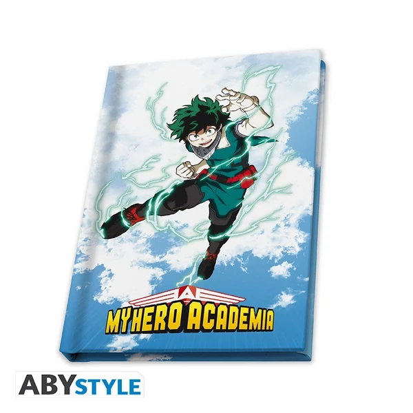 MY HERO ACADEMIA - XXL pohár + kitűző + zsebnotesz "Heroes" ajándék szett