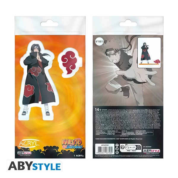 NARUTO SHIPPUDEN - Acryl® - Itachi dísz figura