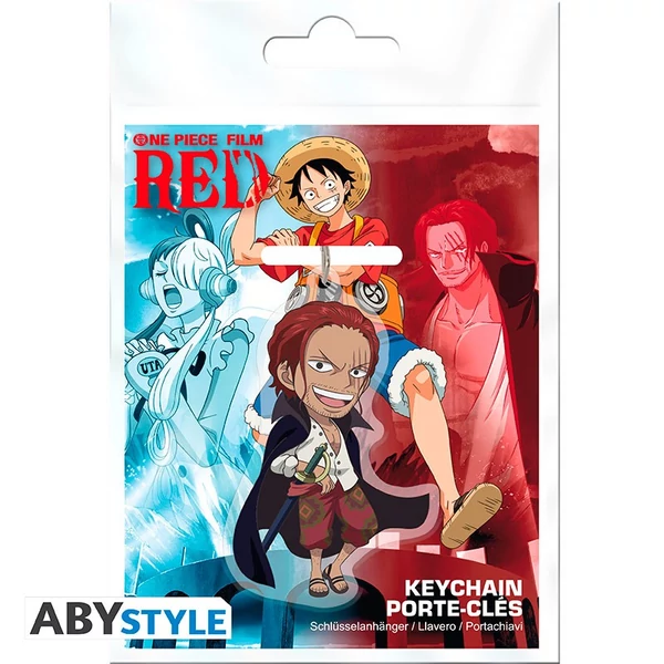 ONE PIECE: RED - Acryl® kulcstartó - Shanks