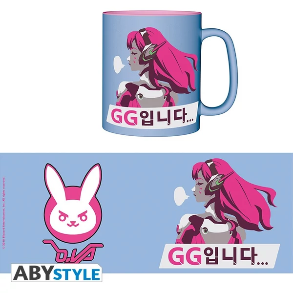 OVERWATCH - bögre - 460 ml - D.VA