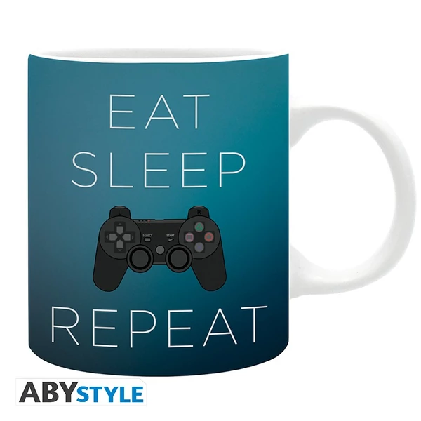 PLAYSTATION - bögre - 320 ml - Eat Sleep Repeat