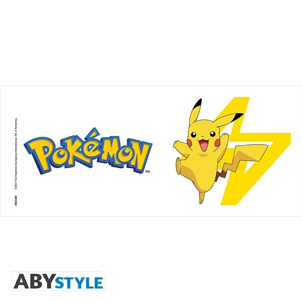 POKEMON - Bögre - 320 ml - Logo & Pikachu