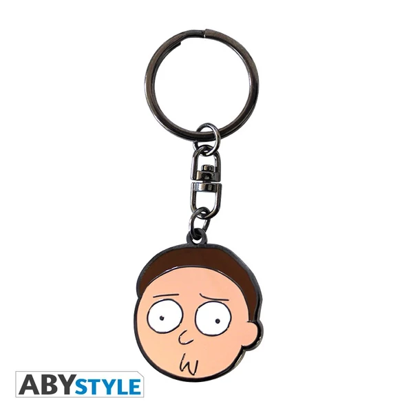 RICK AND MORTY - fém kulcstartó "Morty"