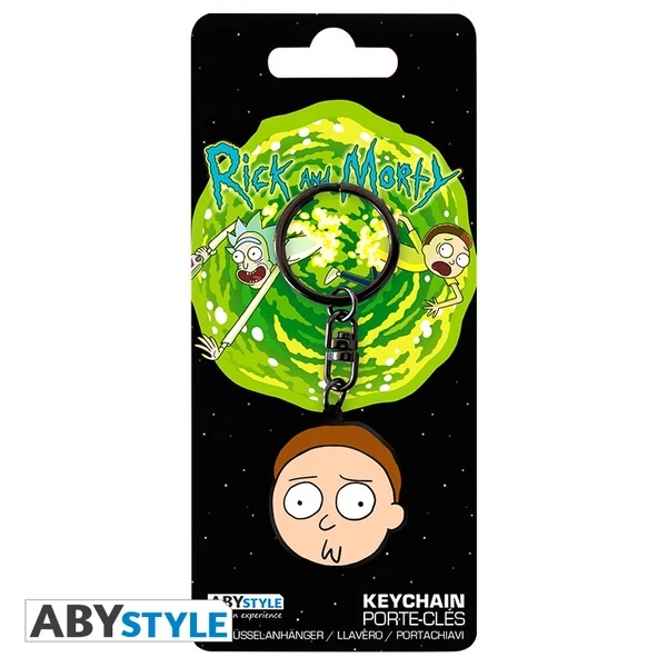 RICK AND MORTY - fém kulcstartó "Morty"