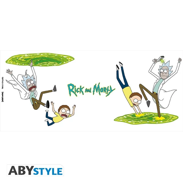 RICK AND MORTY Jump 2 portal bögre 320 ml