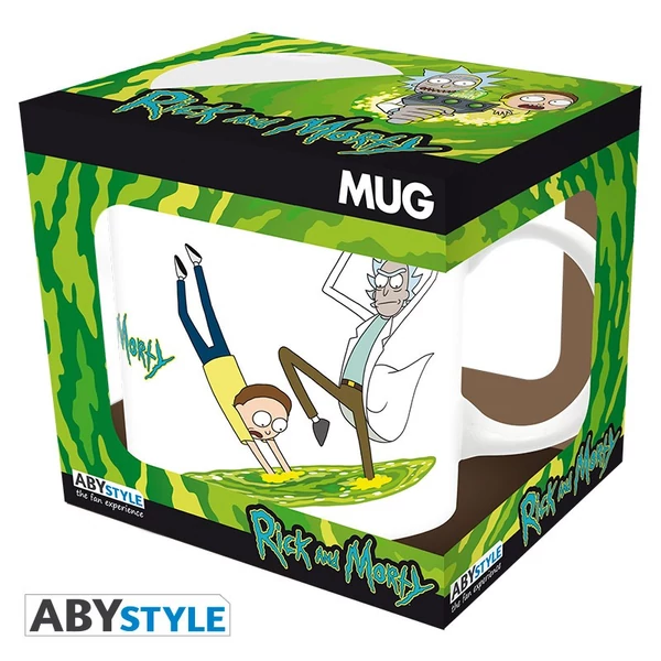 RICK AND MORTY Jump 2 portal bögre 320 ml